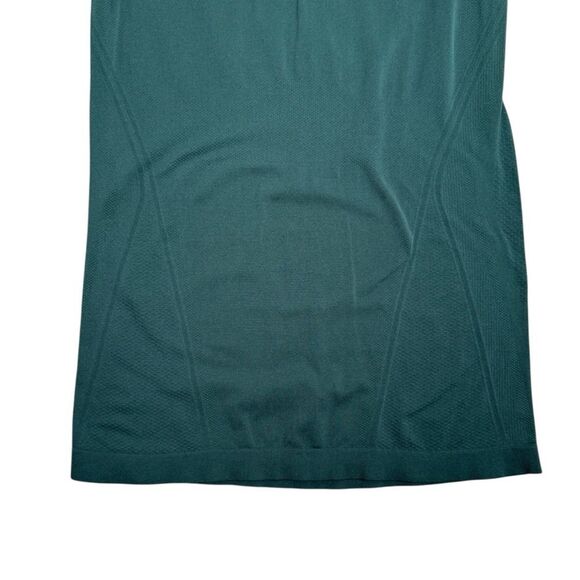 Athleta Pine Green Seamless Momentum Activewear Tee - Picture 5 of 5
